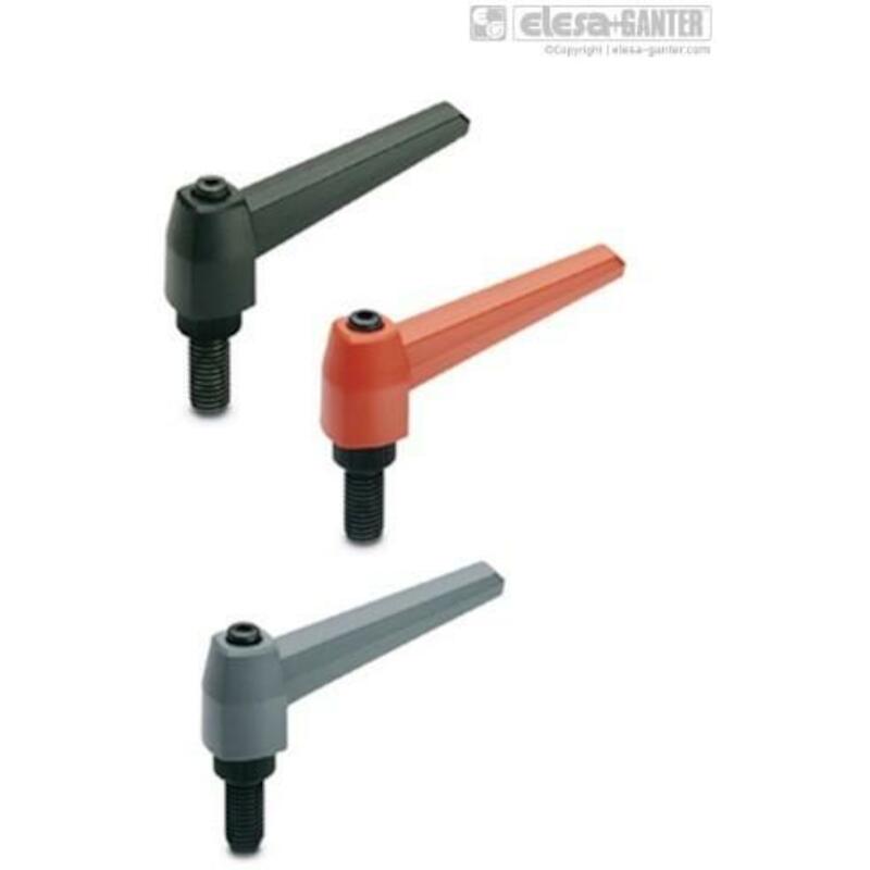 KLEMHENDEL VERSTELBAAR ZW.  MR.40 P-M6X16-C9 ELESA