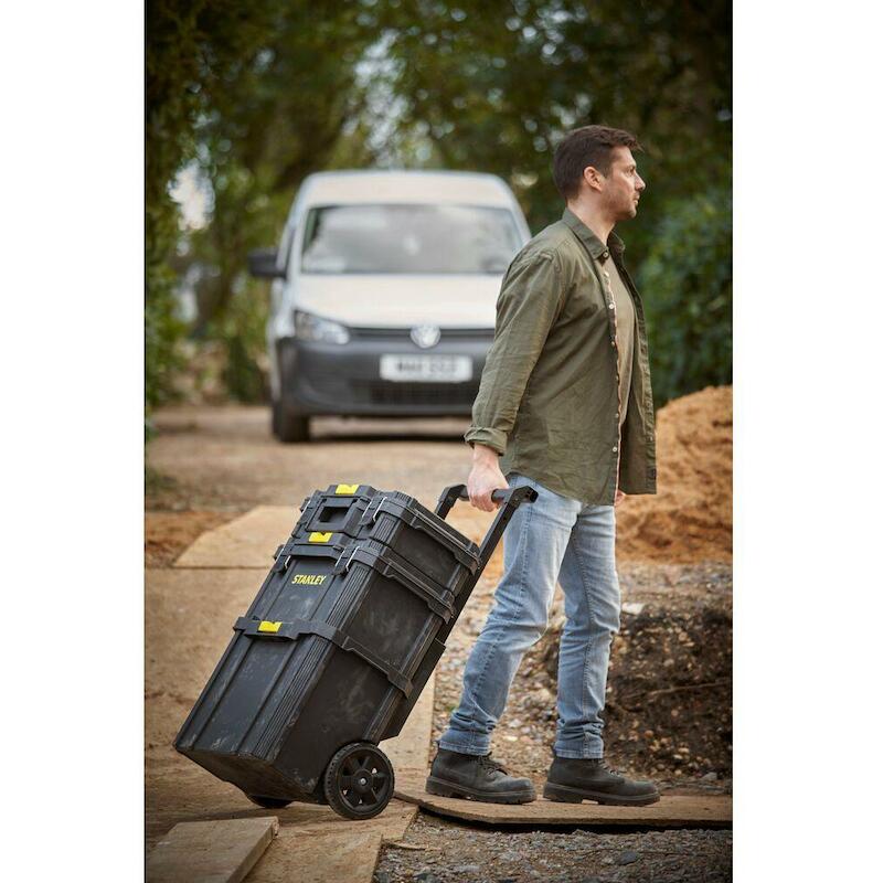 Stanley - Modular rolling toolbox - STST83319-1 - 3-IN-1 - 80 l - 45 kg - 550 x 400 x 740 mm - 03163281