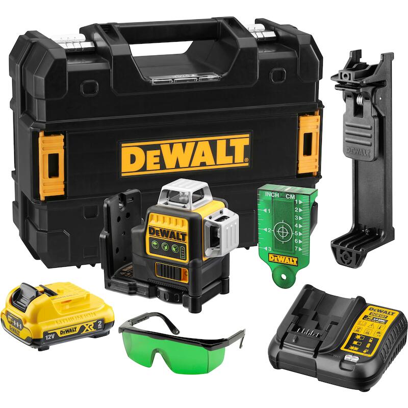 MULTILIJNLAS.12V/2AH        DCE089D1G(GROEN)DEWALT