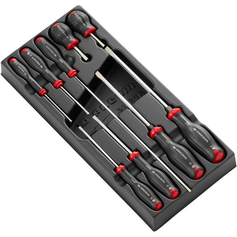Facom - Schroevendraaierset - Protwist - Sleuf - In module - 9-DELIG - MOD.AT4 - 02948855
