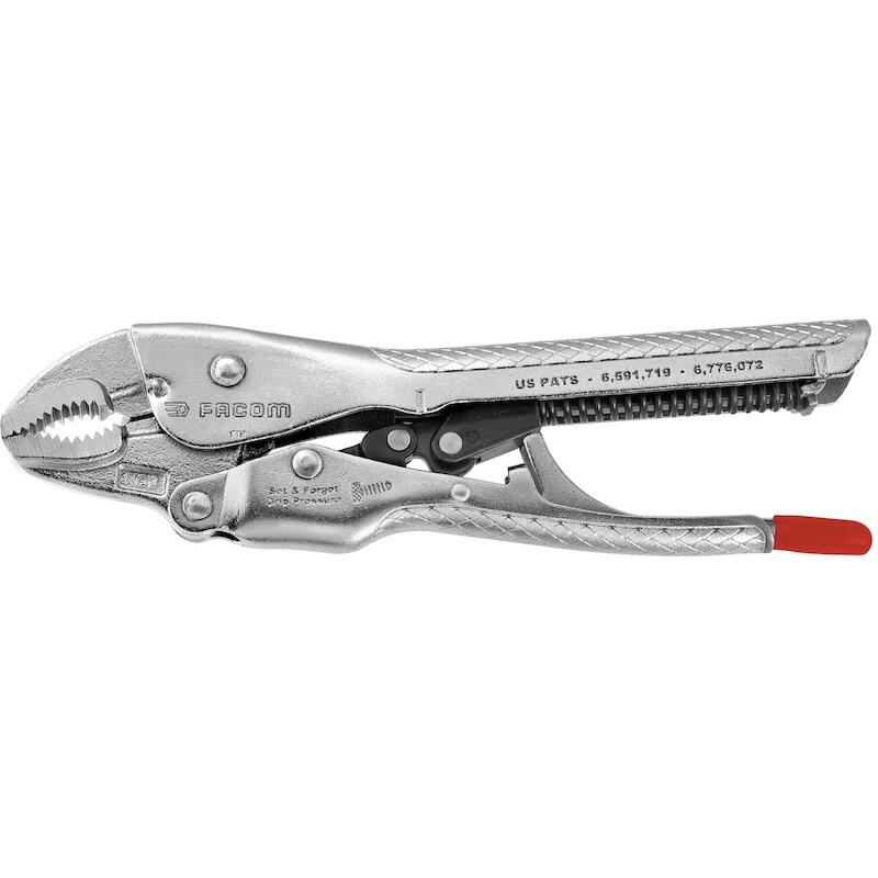 Facom - Automatische multifunctionele griptang - 580.6 - Gebogen bekken - Lengte 150 mm - Spanwijdte 30 mm - 41299012