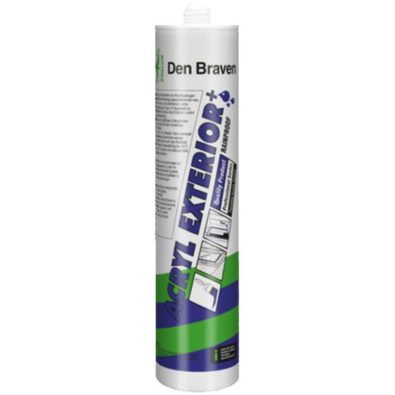 PÂTE D'ÉTANCH. BLANC  310ML ACRYL EXTERIEUR + ZWAL