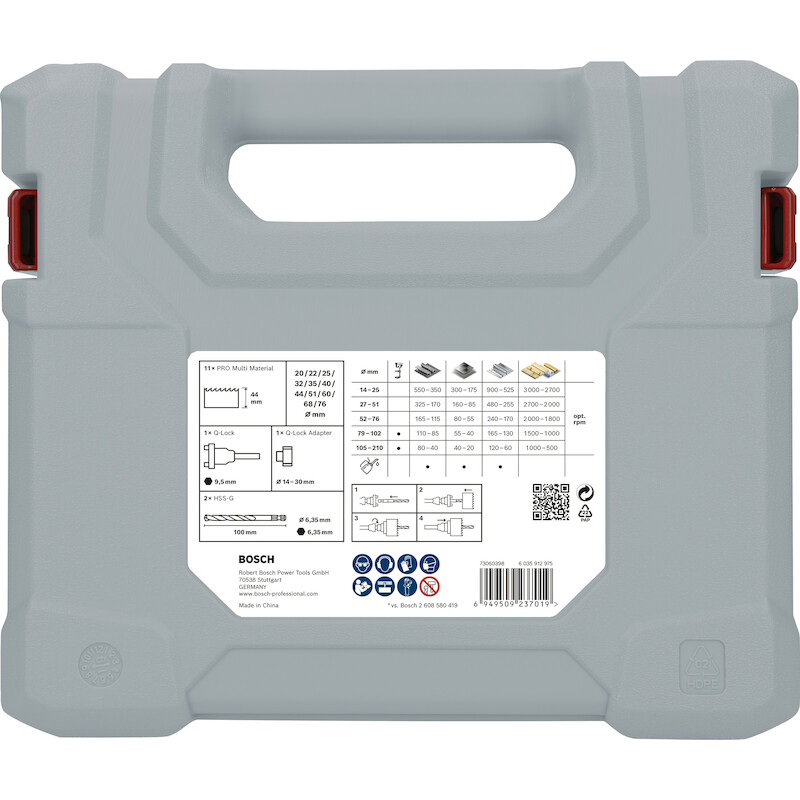 GATZAGENSET PR.MULTI Q-LOCK 2608901549 (15ST)BOSCH