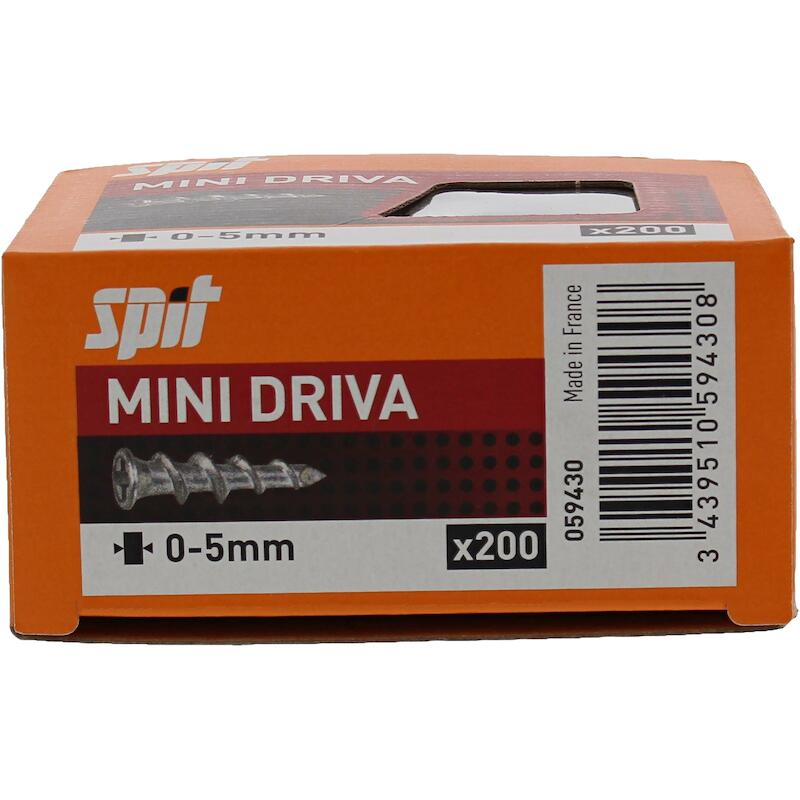 GIPSPLAATPLUG TP12 8X26MM   MINI-DRIVA 059430 SPIT