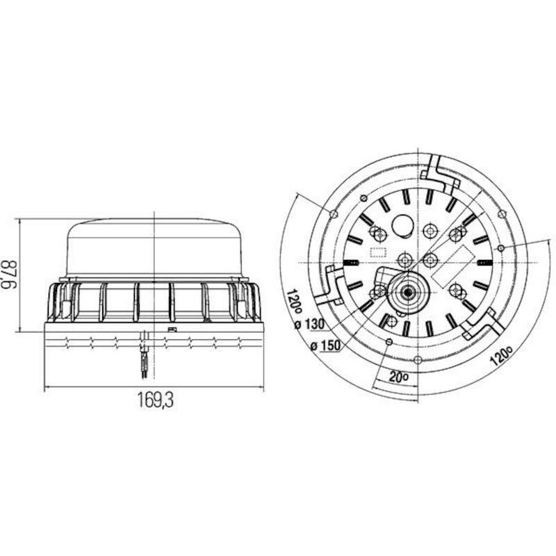 2XD.011.557.101 K-LED 2.0 DRAAIFLITS 10V