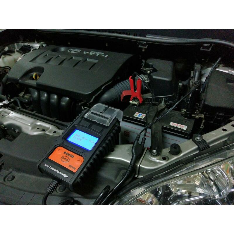 ACCU TESTER 6&12V + PRINTER BBT80            BAHCO