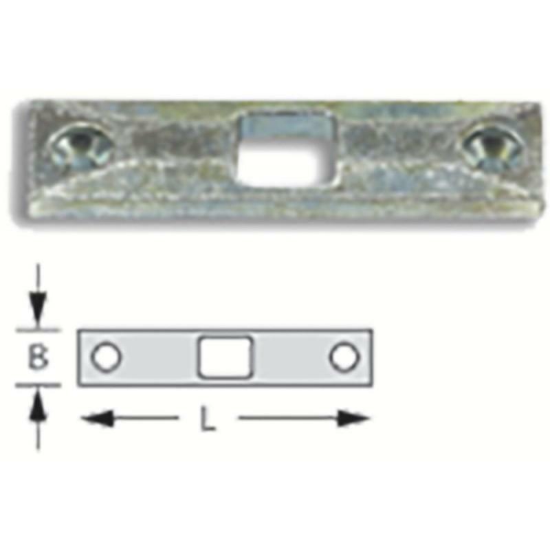 SLUITPLAAT VR KANTSCHUIF ZN 8033 - 11MM        KFV