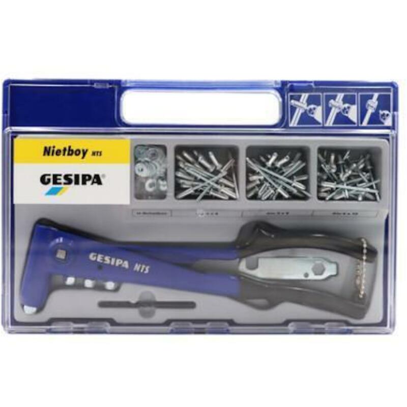 ASSORTIMENT DE RIVETS AVEUGLES NIETBOY(135PC)GESIP