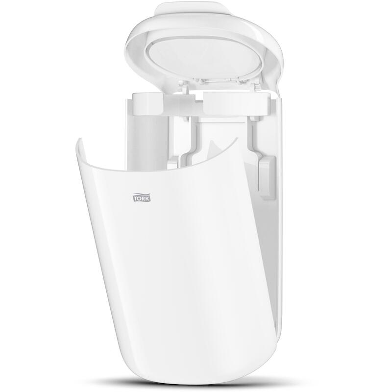 POUBELLE PLASTIQUE 5L       564000 - BLANC B3 TORK