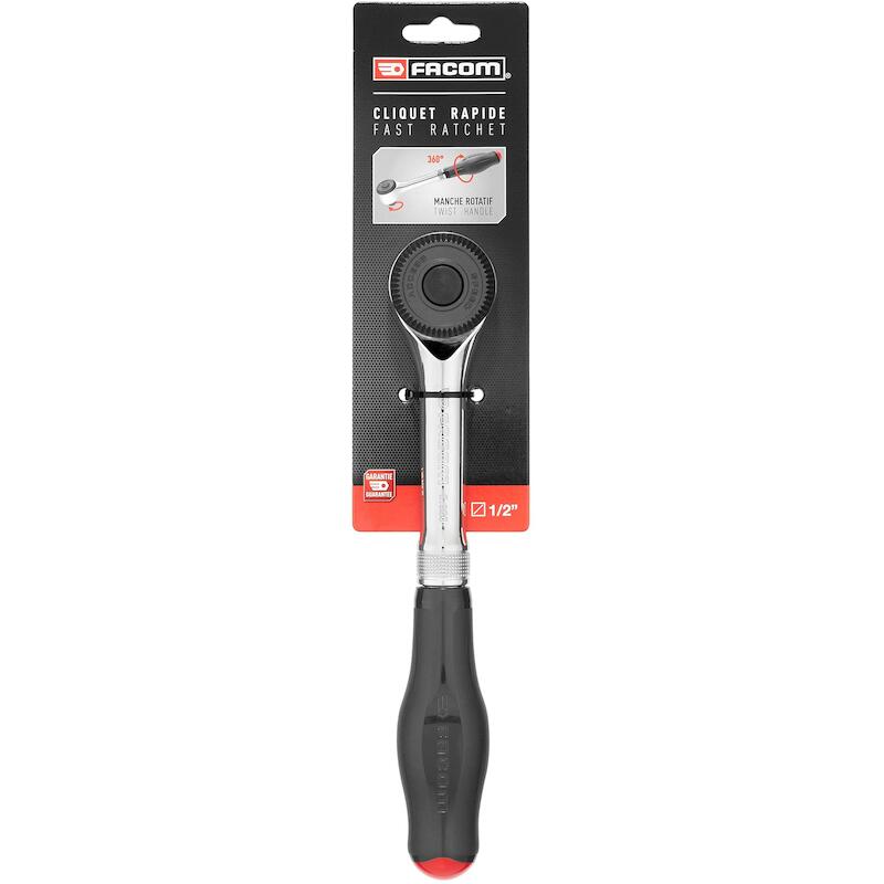 Facom - Ratchet - S.360PB - 1/2" - With twist handle - 251 mm - 03171628