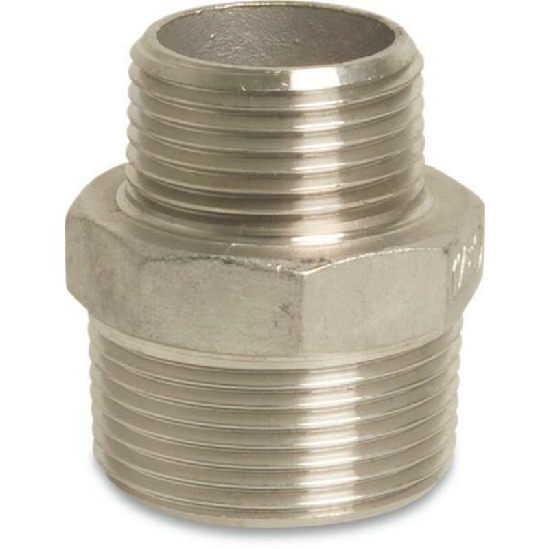 VERL.NIPP.1/2" X 1/4"BSPT   FIG.245    RVS