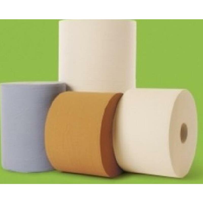 Paper hand towel roll - 3-ply - 38 cm x 190 m - blue - 500 sheets - 93010213