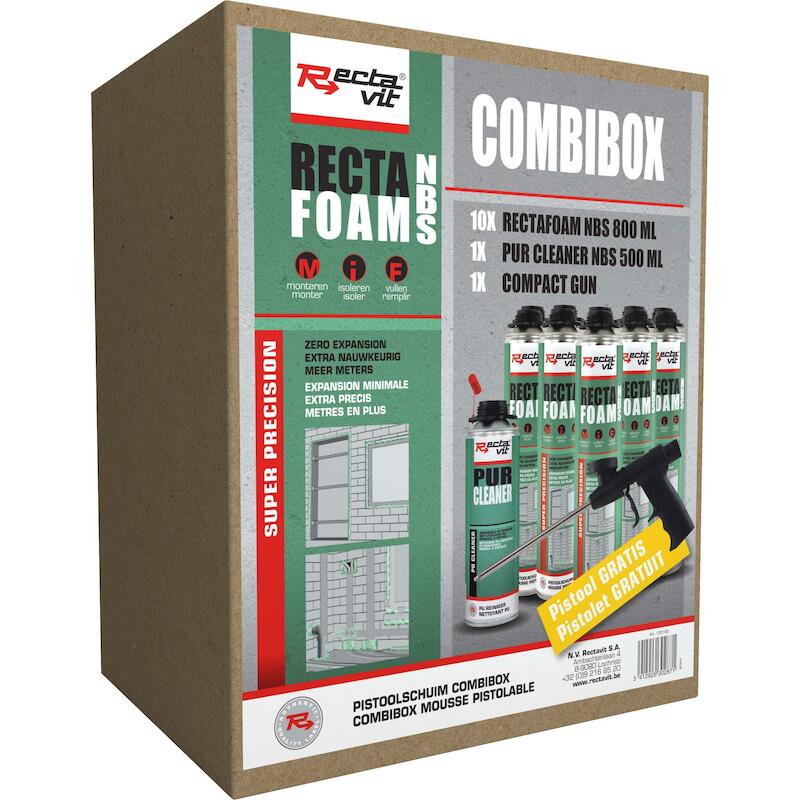 COMBIBOX 10 FOAM+PIST.+CLEA RECTA FOAM NBS RECTAVI