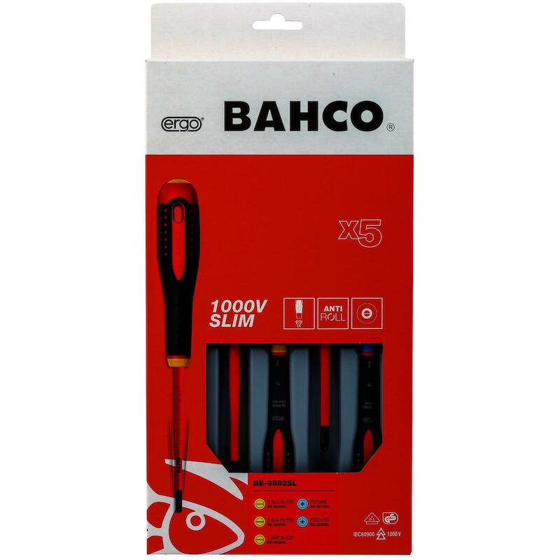 JEU TOURNEVIS VDE           BE-9882SL   (5PC)BAHCO