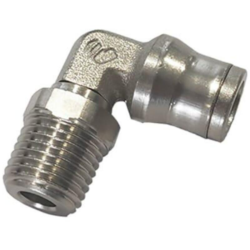 PIQ.DROIT M.90°10X1/4"BSPT  3609 10 13  LAIT. LEGR