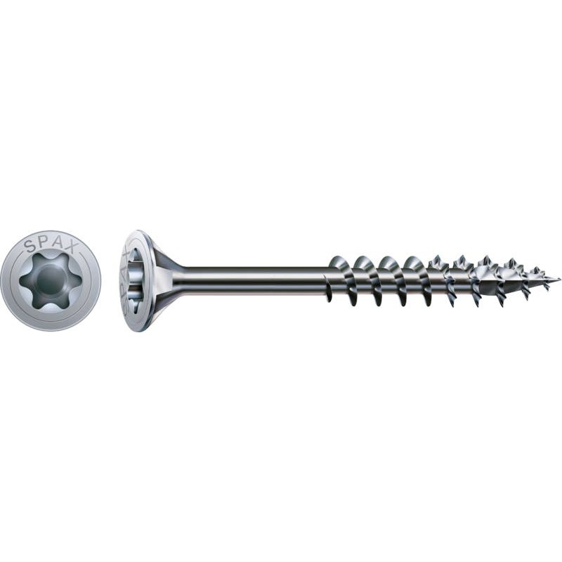 VIS À BOIS AGGLO. DD TORX30 T-STAR+  6,0X140 - ZN
