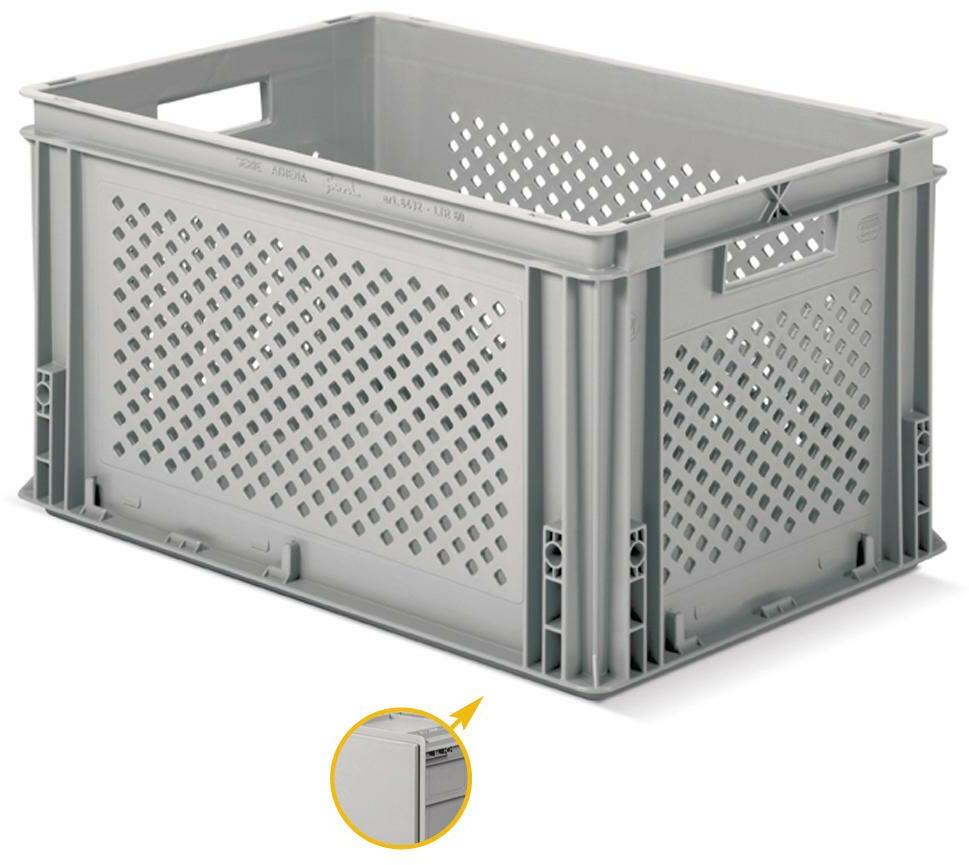 BAC EMPILABLE FPA7651D001 600X325 GRIS FONCÉ  FAMI