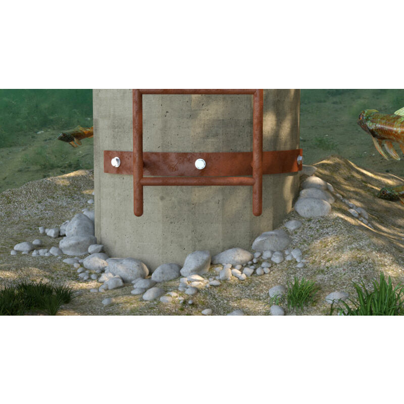 TIGE FILETÉE+ÉCROU INOX     RG M A4 12X180/70  FIS