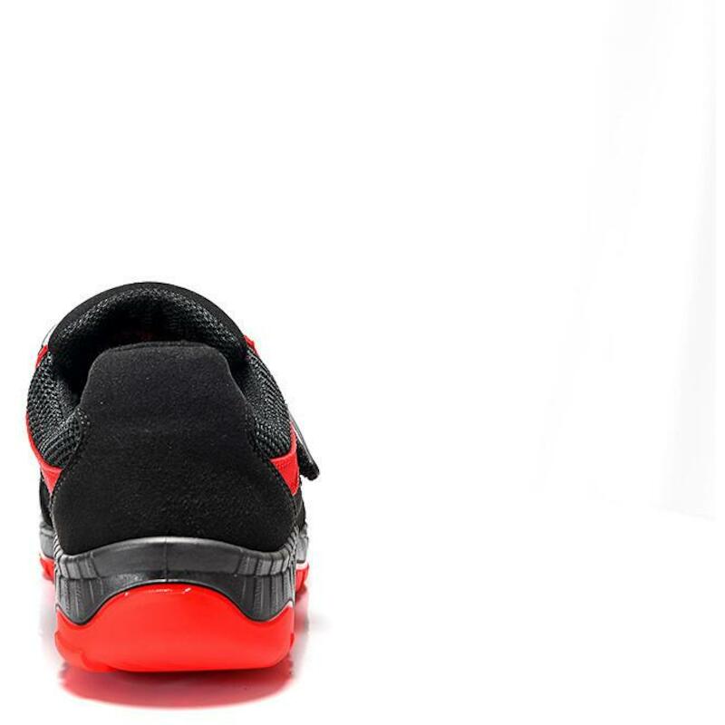 SANDAAL ESD LAAG S1PS ZW/RO LONNY         45 ELTEN