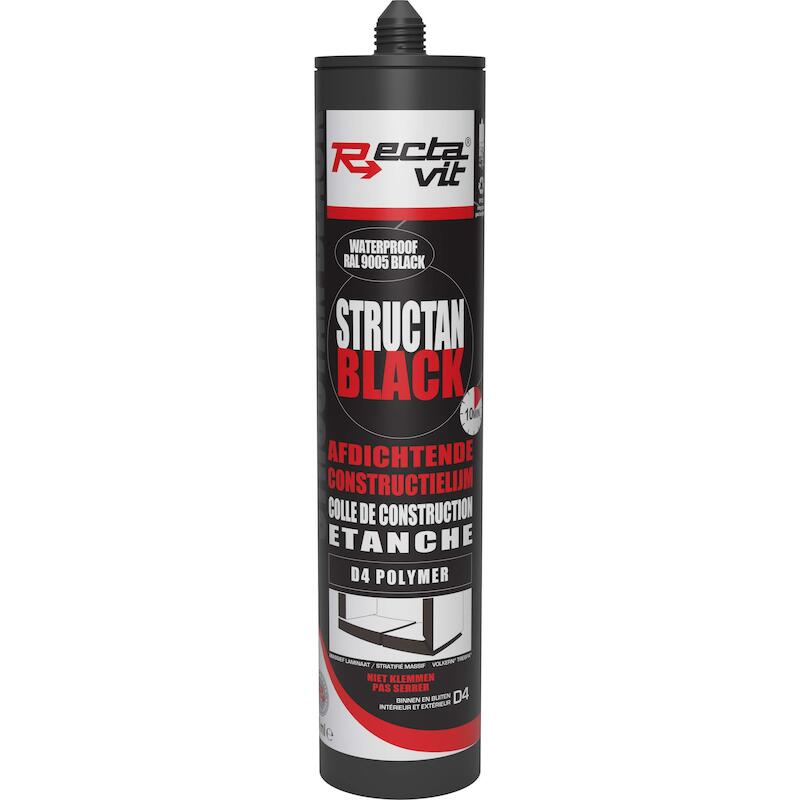 COLLE CONSTR.D4 MS-POLYMERE STRUCTAN BLACK - 290ML