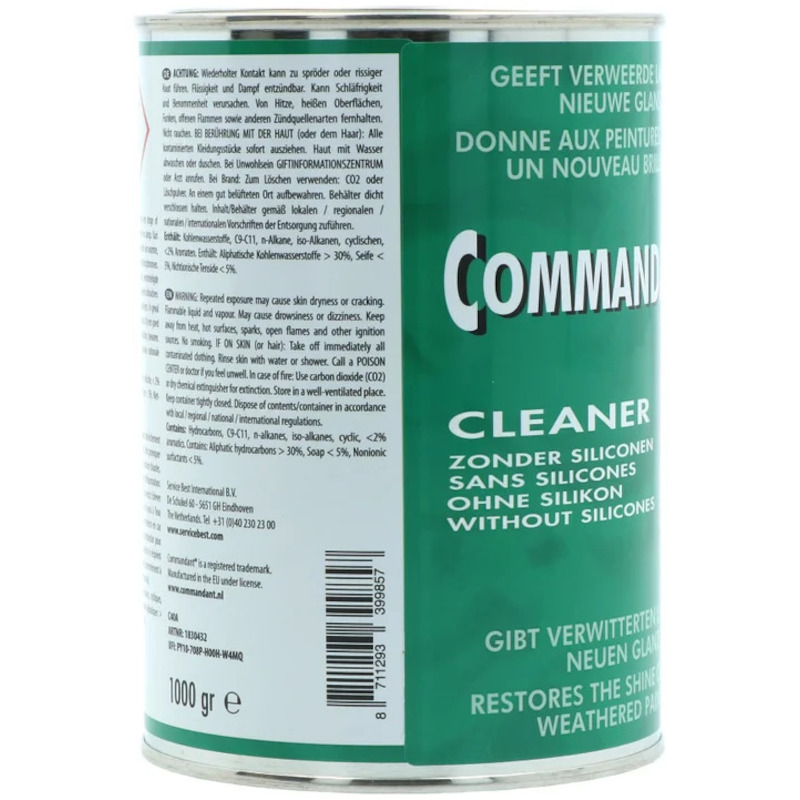 NETTOYANT POLISSAGE FIN     4     1KG   COMMANDANT