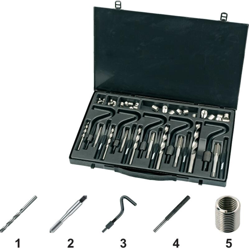 SET PHAN-COILS METRISCH, (COMBINATIE) M5, M6, M8, M10, M12 - 288801000 - PHANTOM