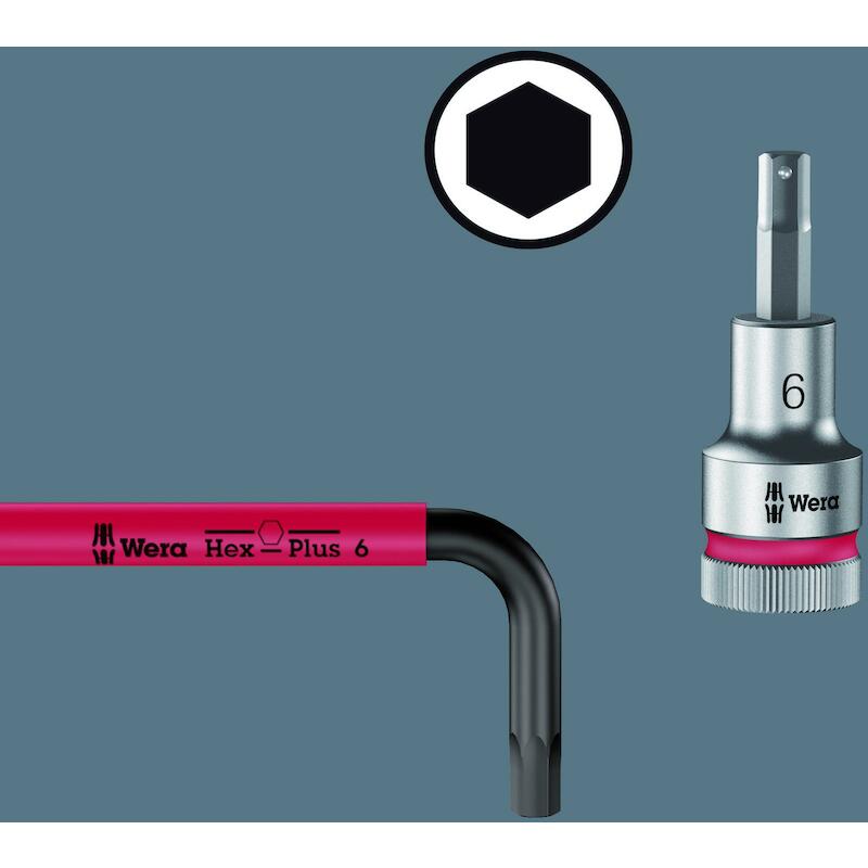 JEU CLÉ MÂLE COUDÉE HEX+    3950/9 MULTICOLOUR HF