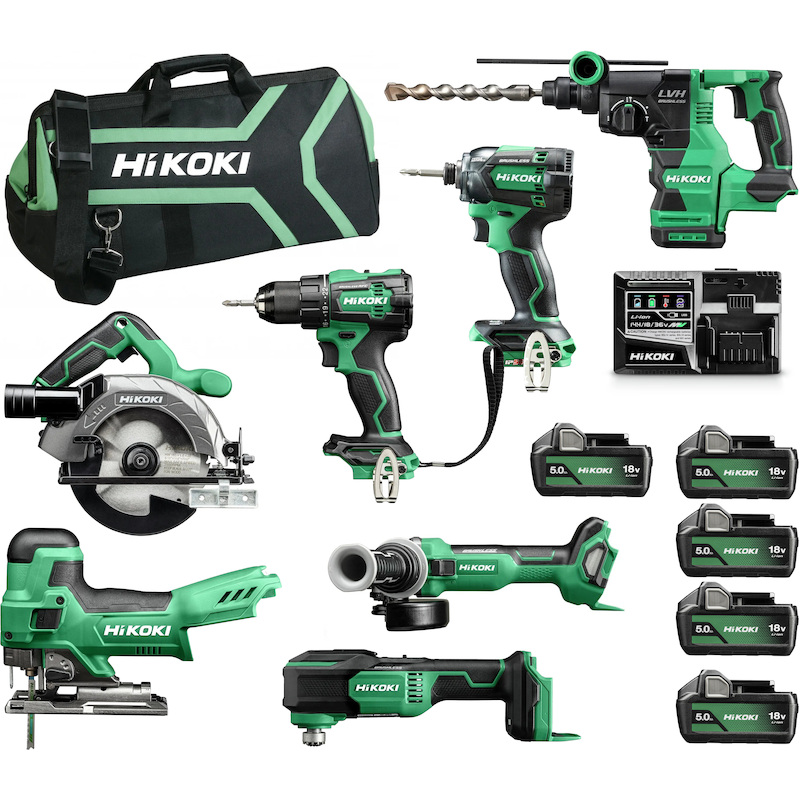 ACCU-MACHINESET 18V/5X5AH   DS18DE          HIKOKI