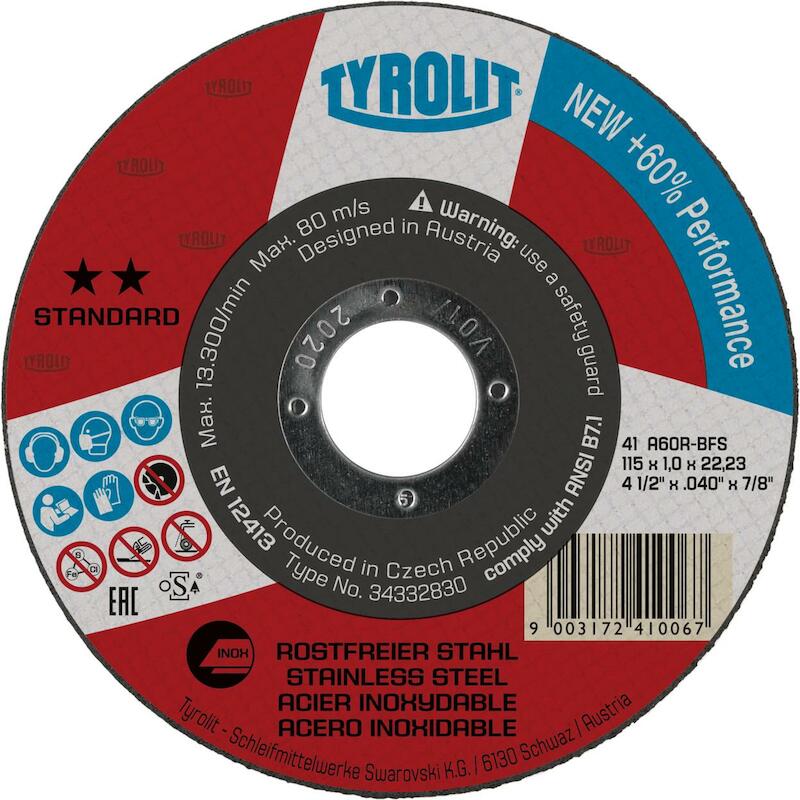DISQUE TRONÇ. 125X1,0X22,23 STANDARD       TYROLIT