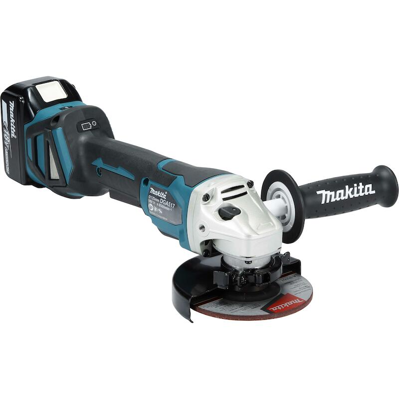 CORDLESS ANGLE GRINDER LXT 18V - DGA517RTJ - MAKITA