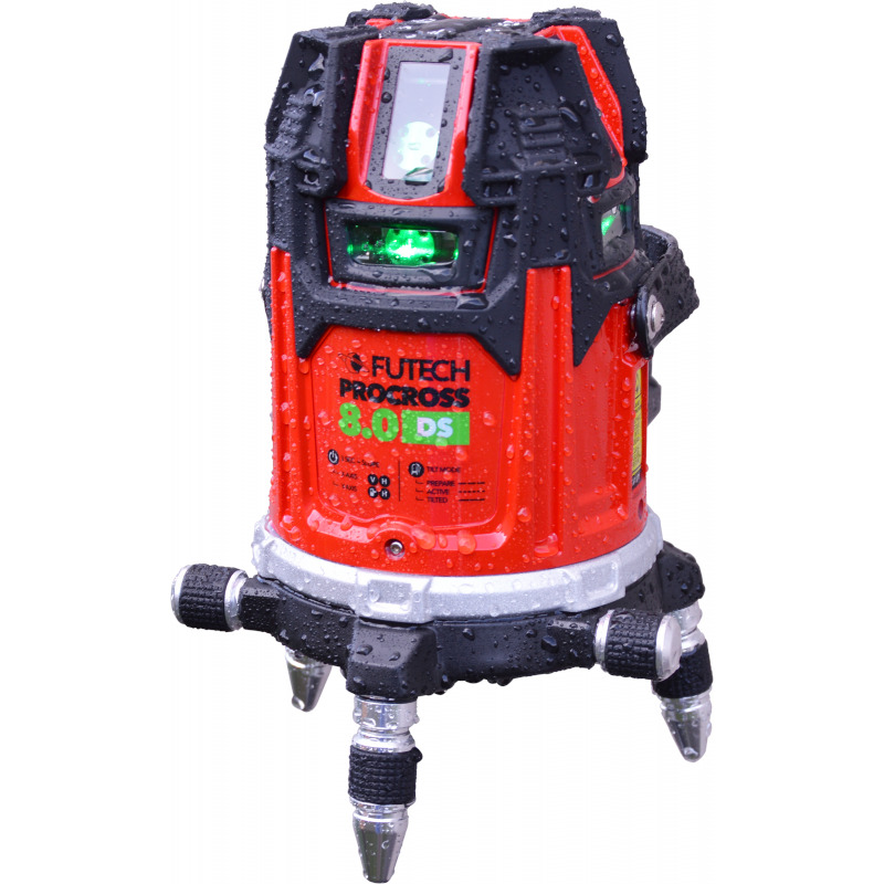 LASER EN CROIX 14,8V VERT   PROCROSS 8.0 DS FUTECH
