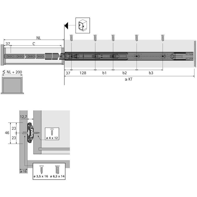 KOGELGEL.KA4532 SS 12,7MM BR:450MM    HETT-9114275