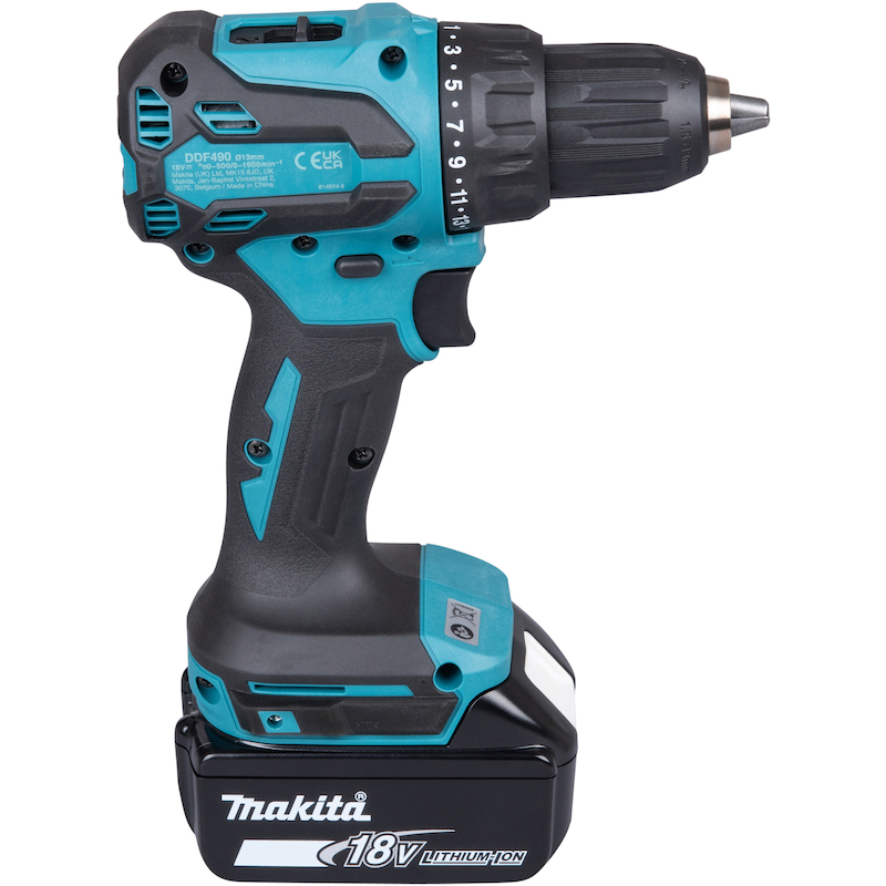 ACCUBOORSCHROEFM.18V/2X4AH  DDF490 (MAKPAC) MAKITA
