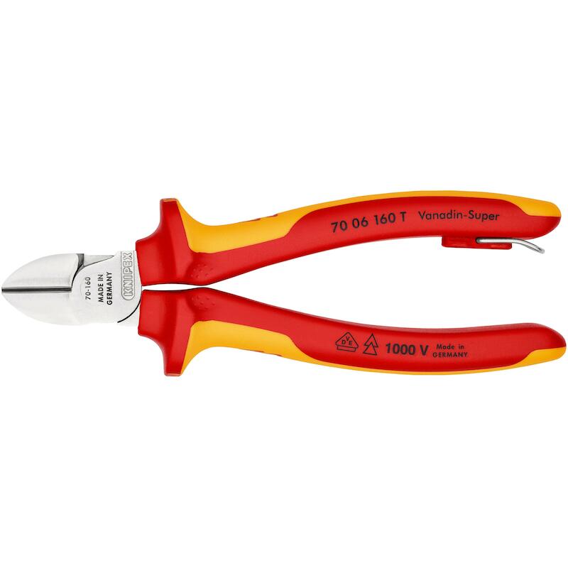 PINCE COUPANTE CÔTÉ VDE     70 06T - 160MM  KNIPEX