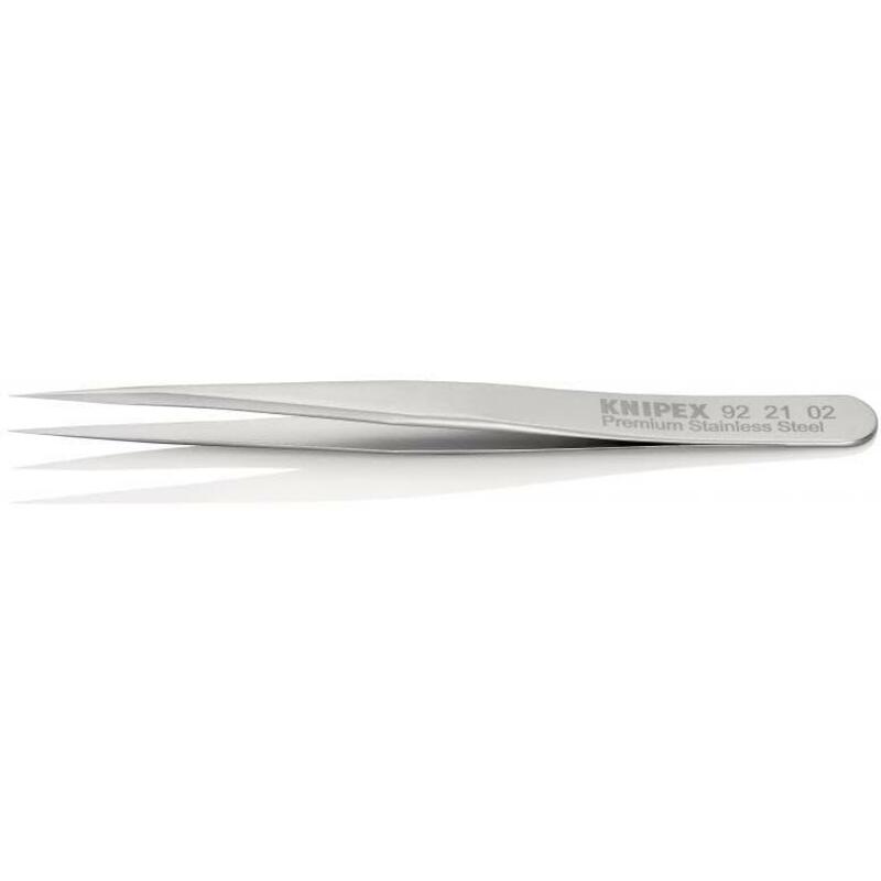 BRUCELLE PRÉCIS.POINTU INOX 92 21 02 (L=128)KNIPEX