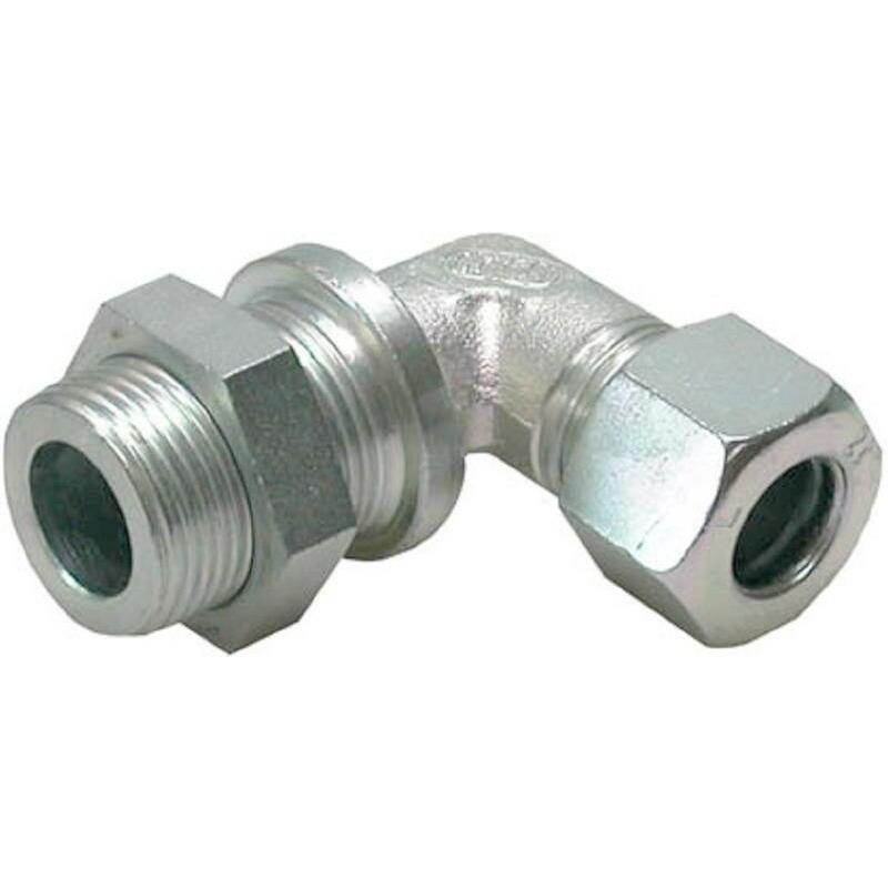 KNIE-SCHOTKOPP. 90° M16X1,5 L X M16X1,5 M