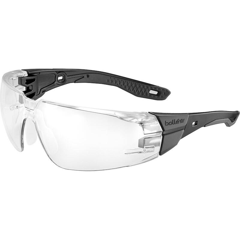 Bollé - Lunettes de sécurité - RUSH+ 2.0 - pc - Incolore hd - Anti-rayures/anti-buée - en iso 16321-1 - Gris/noir - 08138909