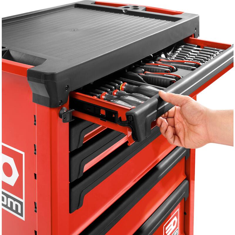 GEREEDSCHAPSWAGEN 6L. ROOD  ROLL.6M3A        FACOM