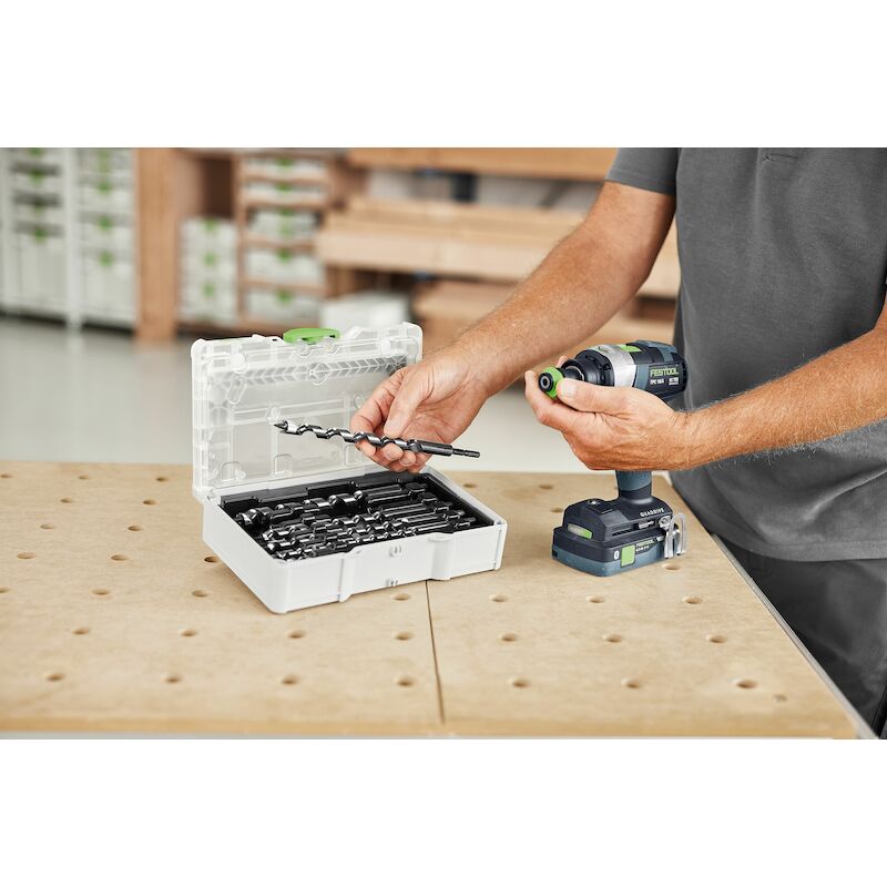SET DE MÈCHES À SIMPLE SPIRALE SYS3 S 76-SB CE-SORT/6 - 578111 - FESTOOL
