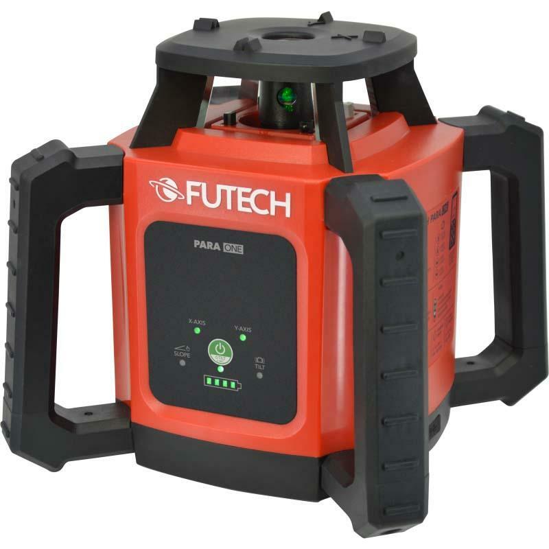 ROTATIELASER + ONTVANGER    PARA ONE GROEN  FUTECH