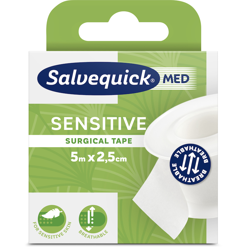 TAPE PR PEAU SENSIBLE 2,5CM 310366 - 5M SALVEQUICK