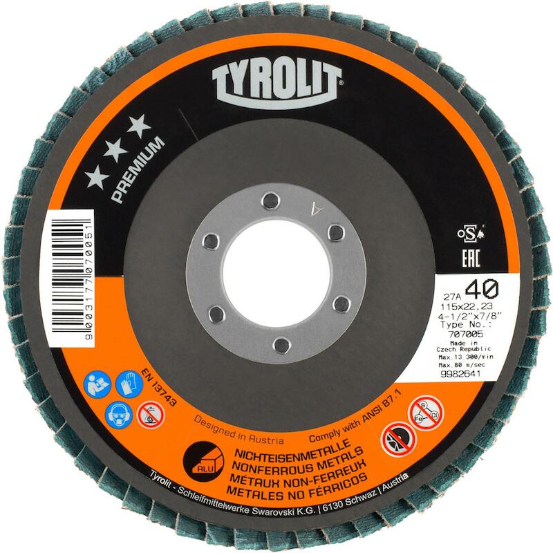 LAMELLENSCHIJF 125MM (CON.) PREMIUM    P80 TYROLIT