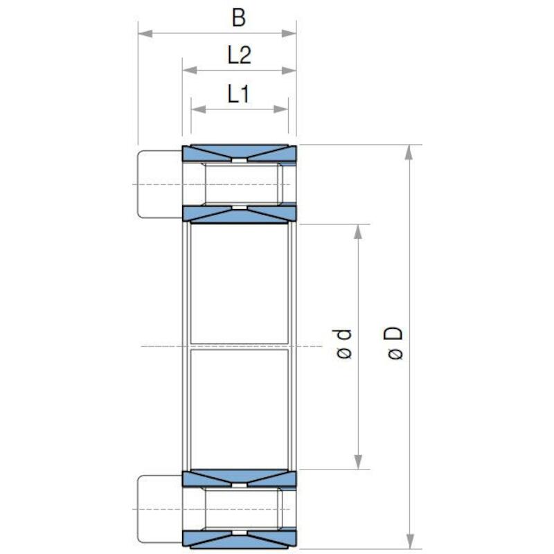 MOYEU D'ASSEMBL.NON AUTOC. TLK200 - 42X75   TOLLOK