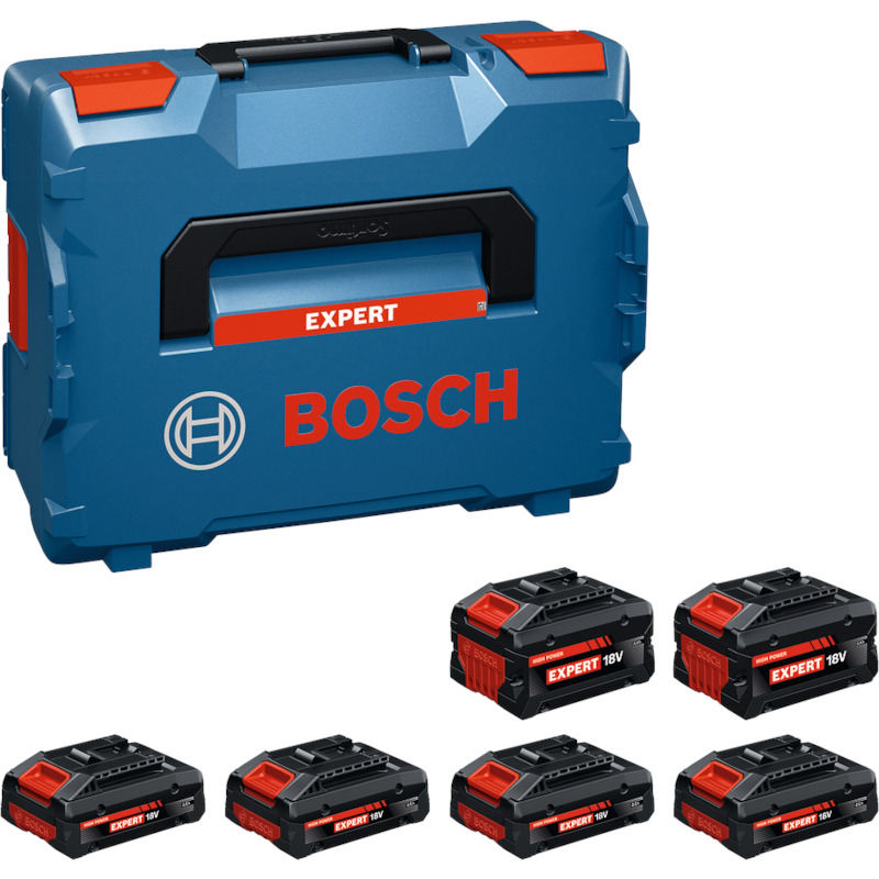 ACCUSET EXBA18V 4X4AH/2X8AH 1600A0373G (L-BOXX)BOS