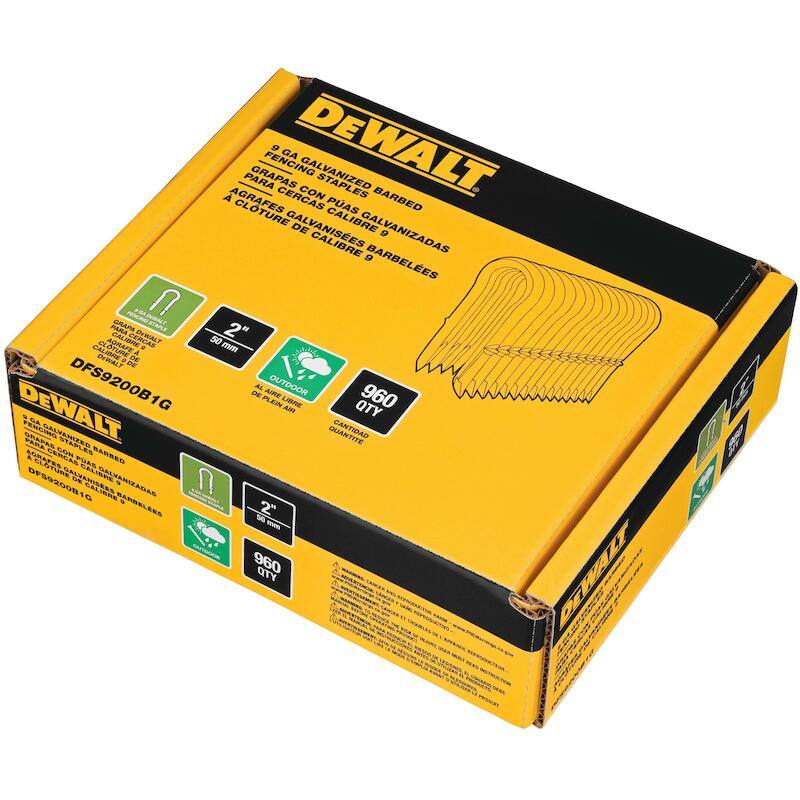 CLOUS CRAMP.3,7-4MM 50MM  DFS9200B1G (960PC)DEWALT