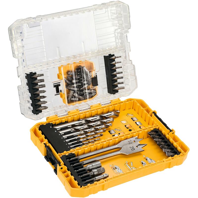 BORENSET TOUGHCASE HOUT/MET.DT70757   (56ST)DEWALT