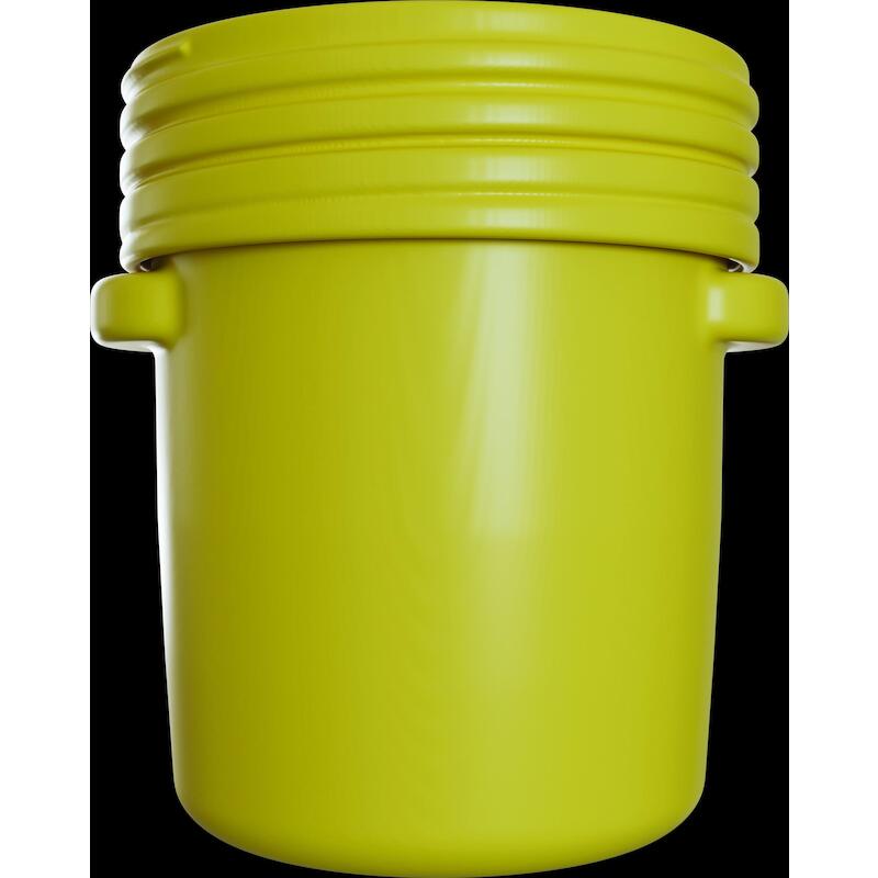FÛT + COUVERCLE HDPE 75,7L  EDR16500YL JAUNE EAGLE
