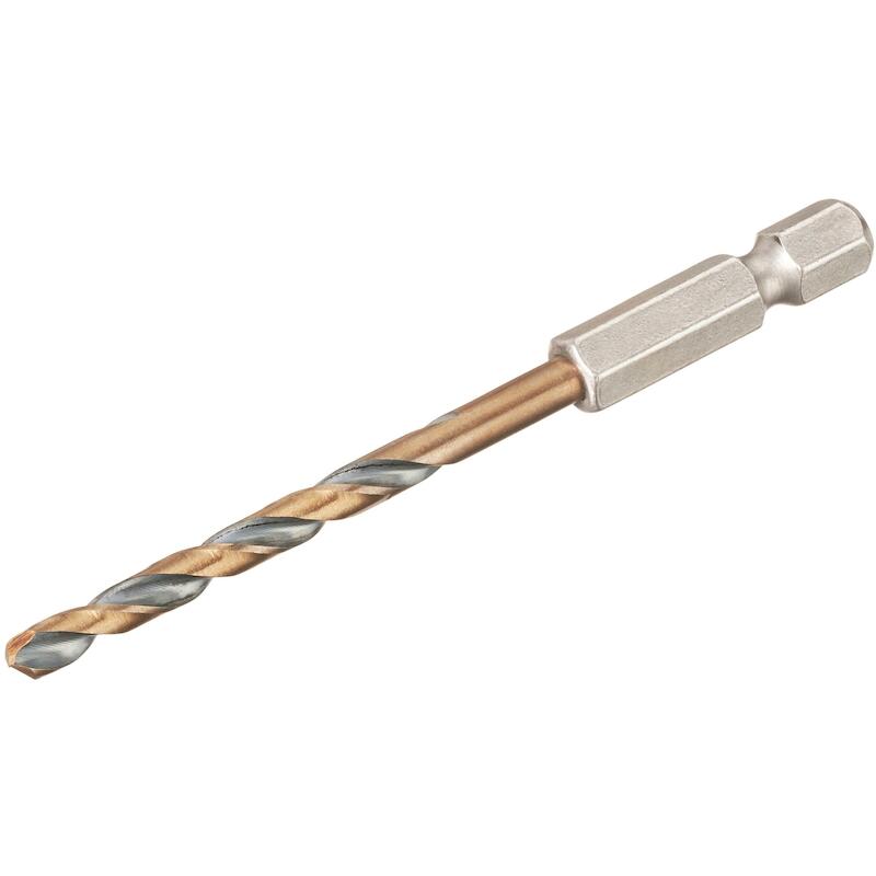 FORÉT À MÉTAUX HSS 4X80MM   DT20604-QZ HEX 1/4"DEW
