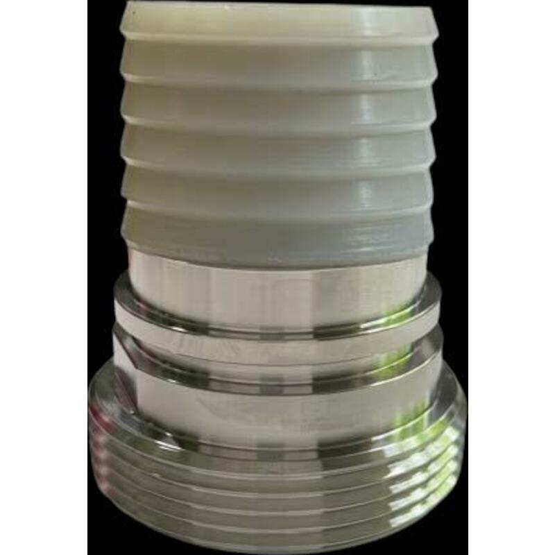 KOPPELING DN70 MACON M X 70MM SLT.PFA-WIT    MACON