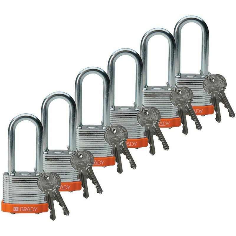 HANGSLOT - BRADY 814109 - 44 MM ORANJE (6 EA)